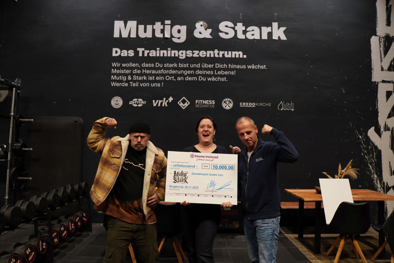 Spendenübergabe Mutig und Stark