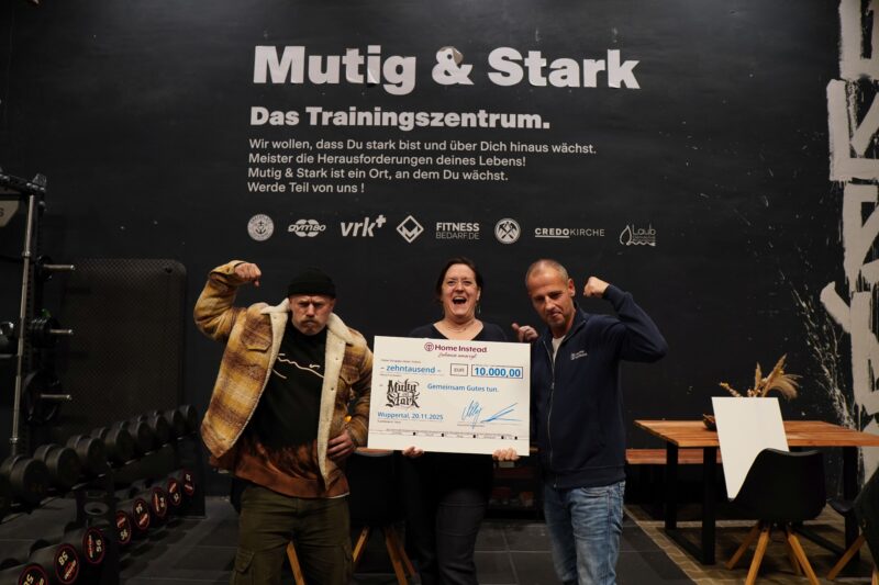 Spendenübergabe Mutig und Stark