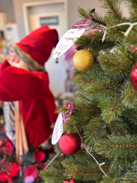 Weihnachtsbaum mit Weihnachtsmann