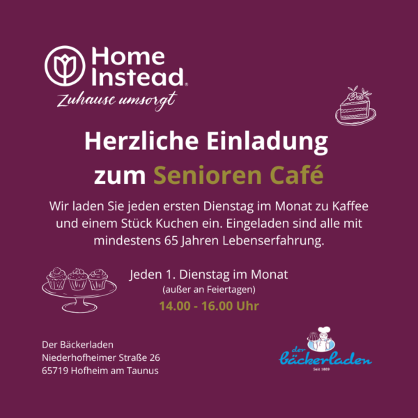 Einladung zum Senioren Café