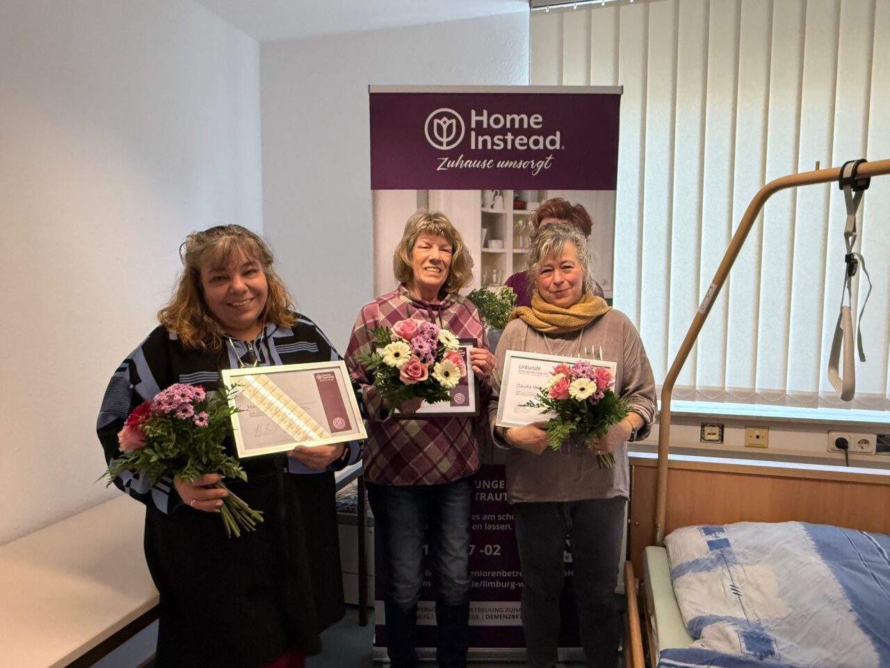 Urkunde für Pflegestunden