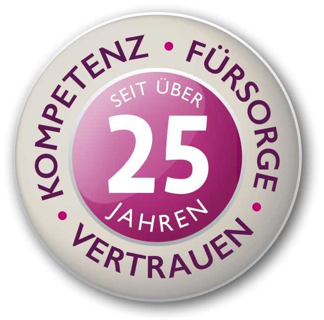 Abzeichen 25 Jahre Kompetenz