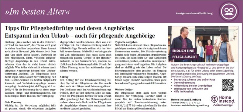 Artikel: Im besten Alter