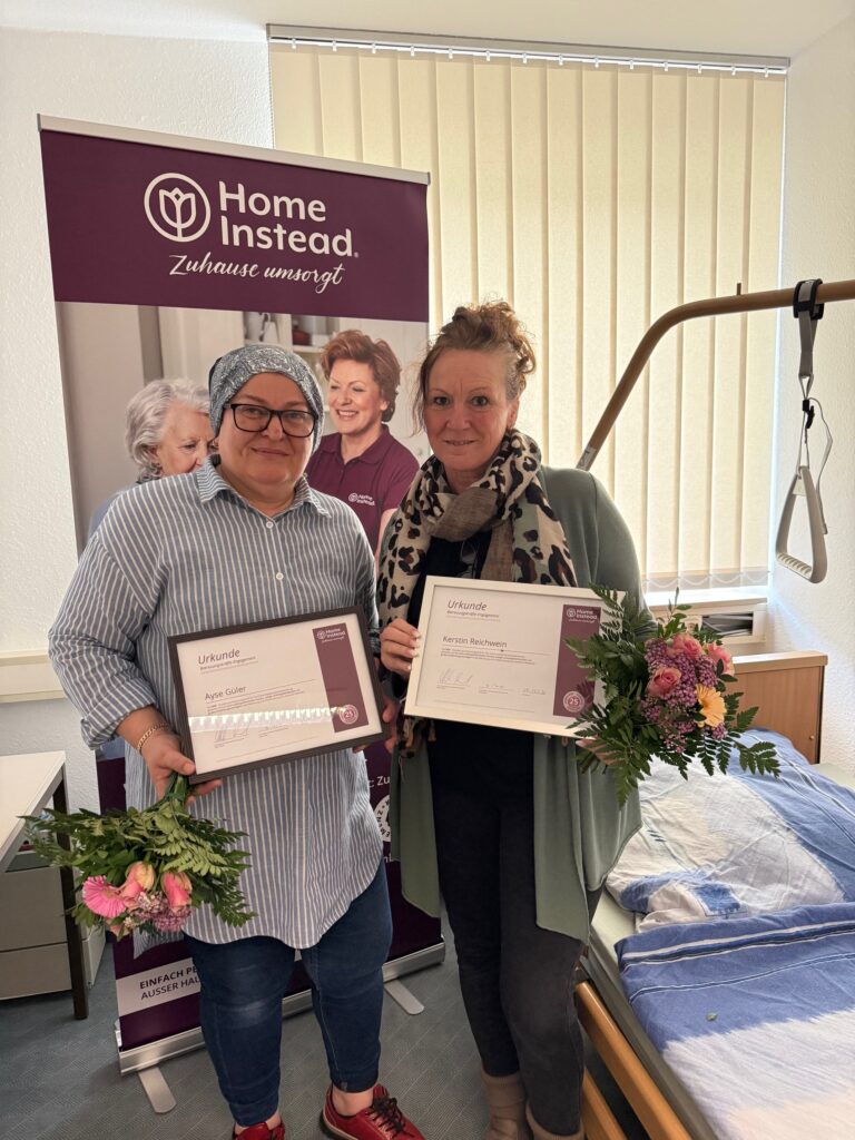 Urkunde für Pflegestunden