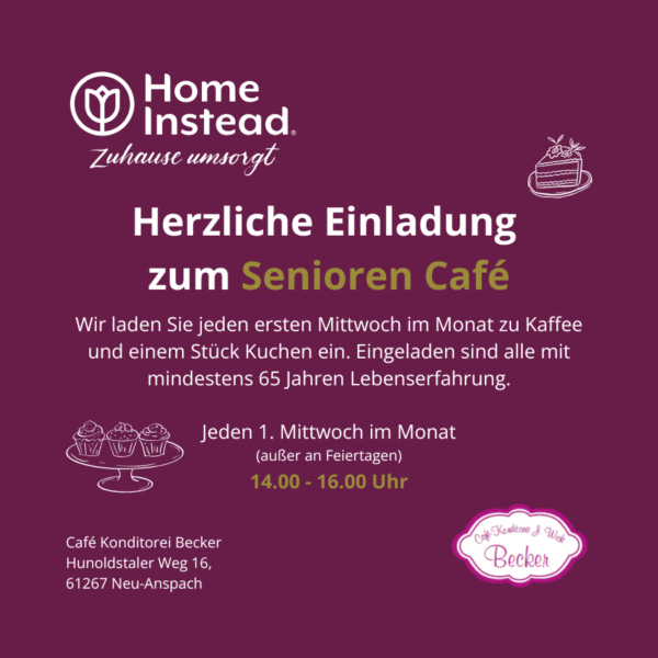 Einladung zum Senioren Café
