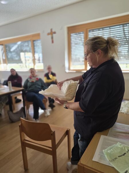 Schulungsbild mit Windeln