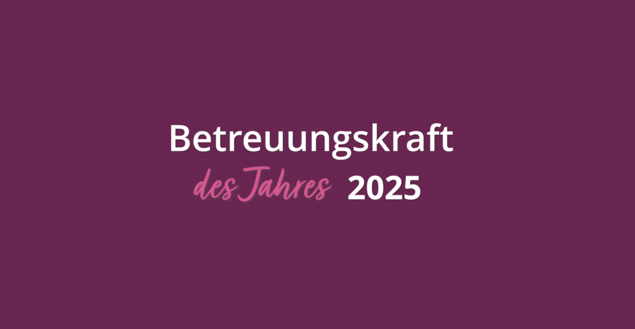 Betreuungskraft des Jahres 2025