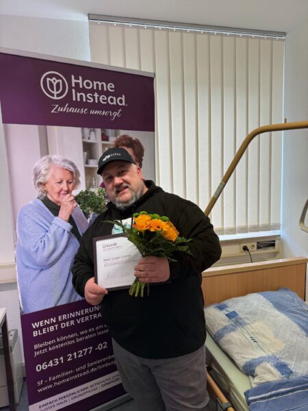 Urkunde für Pflegestunden