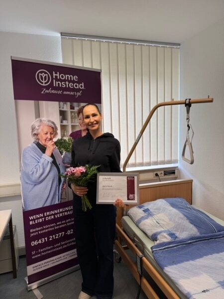 Urkunde für Pflegestunden