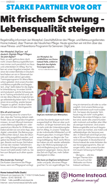 Mit frischem Schwung - Lebensqualität steigern