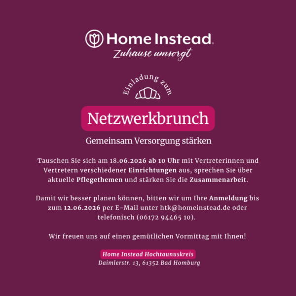 Einladung Netzwerktreffen Bad Homburg