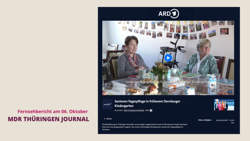 Tolles Medienecho zu unserem Tagespflege-Jubiläum