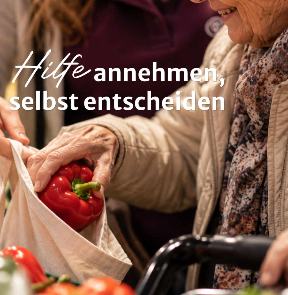 Hilfe annehmen, selbst entscheiden